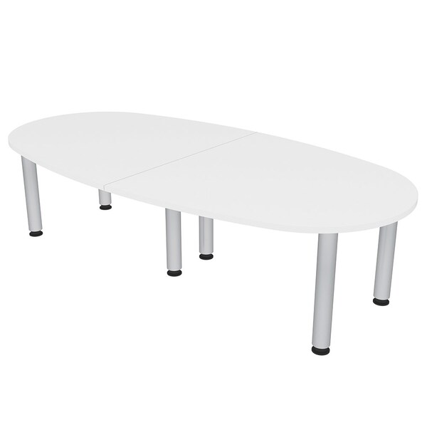 Skutchi Designs 45 in W, 96 in L, 29 in H, Engineered Wood Top, White HAR-BOVL-46X93-PT-09 - main